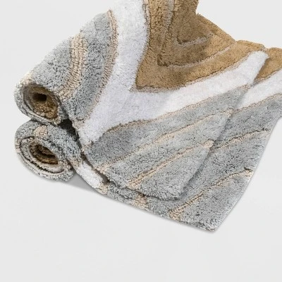 2pc Davenport Geometric Bath Rug Set - Chesapeake 6 2pc Davenport Geometric Bath Rug Set - Chesapeake - Image 4