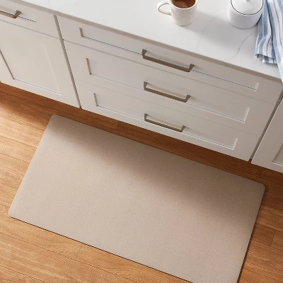 20" X 40" Low Profile Charmed Manor Patterned Polyurethane Kitchen Mat With Foam Rubber Backing - Threshold™ 3 20" X 40" Low Profile Charmed Manor Patterned Polyurethane Kitchen Mat With Foam Rubber Backing - Threshold™