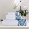 Medallion Ultra-Soft Cotton Highly Absorbent 3 Piece Jacquard Towel Set By Blue Nile Mills -Home Decoration Shop GUEST 5e4ab0f9 c8a3 48a0 a454 25a44e0ef019