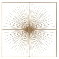 Metal Starburst Handmade Large 3D Wall Decor With Gold Frame Gold - CosmoLiving By Cosmopolitan 35 Metal Starburst Handmade Large 3D Wall Decor With Gold Frame Gold - CosmoLiving By Cosmopolitan -Home Decoration Shop GUEST 5e7e21a6 622f 4b48 aca2 8da954641512