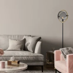 63.25" Henderson Industrial Metal Floor Lamp - River Of Goods -Home Decoration Shop GUEST 5ef78b3a 5fad 4746 8292 49b13eb83897