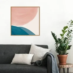 22" X 22" Eventide Pools II By Piper Rhue Framed Canvas Wall Art Light Brown - Amanti Art -Home Decoration Shop GUEST 61e2a2ad 8e47 4009 8597 241ee91b183d