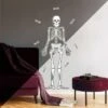 Skeleton Glow In The Dark Peel And Stick Giant Wall Decal White/Black - RoomMates -Home Decoration Shop GUEST 62105a27 1a73 43e3 9163 0a9eaee80eb2