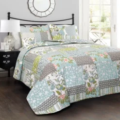Blue Roesser Quilt Set - Lush Décor 9 Blue Roesser Quilt Set - Lush Décor -Home Decoration Shop GUEST 6218a7e4 e99a 4417 b52a 1f3d86a8c5a5
