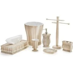 Creative Scents Beige Victoria Bathroom Accessories Set 11 Creative Scents Beige Victoria Bathroom Accessories Set -Home Decoration Shop GUEST 628983f4 561e 4be2 a996 9abb0622e9f5