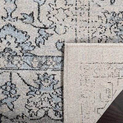 3'x5' Medallion Accent Rug Beige/Blue - Safavieh 4 3'x5' Medallion Accent Rug Beige/Blue - Safavieh - Image 2