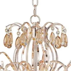 Vienna Full Spectrum Mellie Champagne Gold Chandelier 24" Wide French Crystal 6-Light Fixture For Dining Room House Kitchen Island Entryway Bedroom -Home Decoration Shop GUEST 64e15170 a9c1 4d09 99a1 eca8eaa879d6