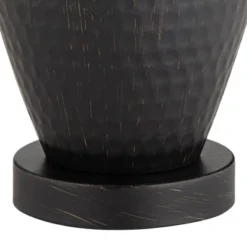 Regency Hill Auburn Rustic Farmhouse Table Lamp 25" High Bronze Hammered Natural Linen Empire Shade For Bedroom Living Room Bedside Nightstand Office 13 Regency Hill Auburn Rustic Farmhouse Table Lamp 25" High Bronze Hammered Natural Linen Empire Shade For Bedroom Living Room Bedside Nightstand Office -Home Decoration Shop GUEST 64ffa70d 506a 4601 96a5 dd9aa1b44d88