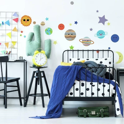 Planet Peel And Stick Wall Decal - RoomMates 4 Planet Peel And Stick Wall Decal - RoomMates - Image 2