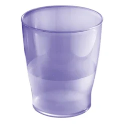 MDesign Slim Plastic Small Round Trash Can Wastebasket Garbage Bin -Home Decoration Shop GUEST 67865c78 2a9c 4c7b acbc cbf9dc8d3d39