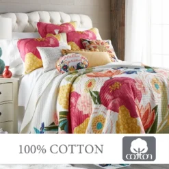 Grandiflora Quilt And Pillow Sham Set - Levtex Home 9 Grandiflora Quilt And Pillow Sham Set - Levtex Home -Home Decoration Shop GUEST 67ca23fe e533 4f2e 841e 437e21192349