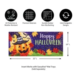 Evergreen Jolly Jack Sassafras Indoor Outdoor Switch Doormat 1'10"x10" Purple -Home Decoration Shop GUEST 6932790e 6358 4c09 99c4 82fdd87da2ae