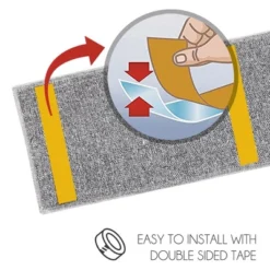 SussexHome Diamond Design Cotton Anti-Slip Stair Treads, 9” X 28“ 13 SussexHome Diamond Design Cotton Anti-Slip Stair Treads, 9” X 28“ -Home Decoration Shop GUEST 6b3d7c39 3da2 41bb 9a1f 07b2341ec680