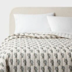 Voile Woodblock Printed Quilt Ivory - Threshold™ 7 Voile Woodblock Printed Quilt Ivory - Threshold™ -Home Decoration Shop GUEST 6c09ead2 dfb1 46be bf31 3922aa8b5dff