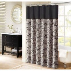 Paisley Jacquard Polyester Shower Curtain 13 Paisley Jacquard Polyester Shower Curtain -Home Decoration Shop GUEST 6c1222a0 3adb 44e7 9021 5f4d1dd2408b