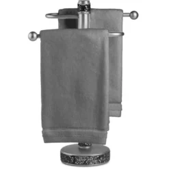 Creative Scents Cotton Velour Set Of 4 Towels - Gray -Home Decoration Shop GUEST 6c99eae6 c20a 4e2c 9688 529f2825989a