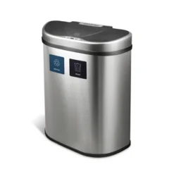 Nine Stars 18.5gal Motion Sensor D-Shape Stainless Steel Recycling Trash Can -Home Decoration Shop GUEST 6cdf9cbb b3a8 4575 9df1 2273159e3fad