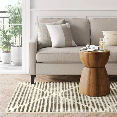 Kirk X Modern Striped Rug Black/White - Project 62™ 3 Kirk X Modern Striped Rug Black/White - Project 62™
