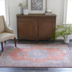 2'x3' Medallion Loomed Accent Rug Red/Blue - Momeni -Home Decoration Shop GUEST 6e3c0987 4609 4326 8a98 44e21ab77ee6