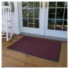2'x3' Solid Doormat Burgundy/Black - HomeTrax -Home Decoration Shop GUEST 6f9c4a5b 93f9 4cc9 8d47 2da9ae9c0ba0