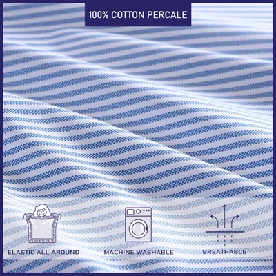 Poppy & Fritz Oxford Fitted Sheet 6 Poppy & Fritz Oxford Fitted Sheet - Image 4