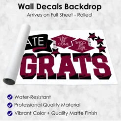 Big Dot Of Happiness Maroon Graduation Party Photo Backdrop - Wall Decals -Home Decoration Shop GUEST 707e0cb3 2d3e 4e07 b5a2 ce9f3fb85f0b