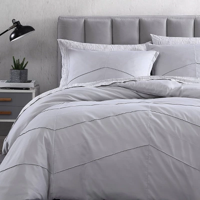 Chloe Solid Duvet Cover Set - City Scene 3 Chloe Solid Duvet Cover Set - City Scene