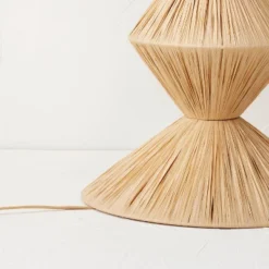 Faux Raffia Floor Lamp Brown (Includes LED Light Bulb) - Opalhouse™ Designed With Jungalow -Home Decoration Shop GUEST 722eef02 bd1a 4345 bc17 2300537469fc