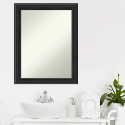 22" X 28" Non-Beveled Shipwreck Black Narrow Bathroom Wall Mirror - Amanti Art 7 22" X 28" Non-Beveled Shipwreck Black Narrow Bathroom Wall Mirror - Amanti Art - Image 5