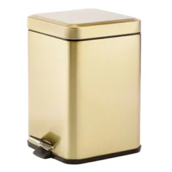 MDesign Small Square Step Trash Can Garbage Bin, Removable Liner, 6L 19 MDesign Small Square Step Trash Can Garbage Bin, Removable Liner, 6L -Home Decoration Shop GUEST 732bba4f 6117 438a 896f 886197c028ef