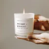 Sweet Water Decor Merry And Bright 11oz White Jar Soy Candle -Home Decoration Shop GUEST 73a95af4 3954 47c4 8d94 2cd0e4a191ca