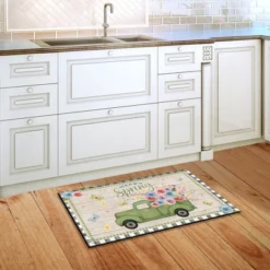 Happy Spring Pickup Truck Floral Doormat Indoor Outdoor 30" X 18" Briarwood Lane -Home Decoration Shop GUEST 73bc88df aa0a 436f ad73 deb5c04d3cc3