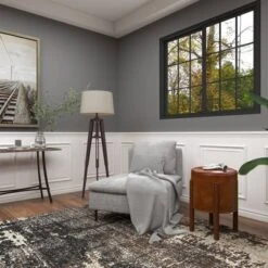 Industrial Wood Floor Lamp Black - Olivia & May -Home Decoration Shop GUEST 74a84a35 1103 47cb b5e0 8b1f2f4b8f8a