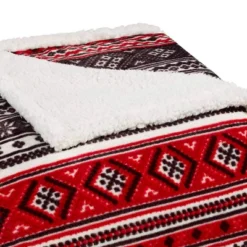 Patterned Plush Bed Blanket - Eddie Bauer