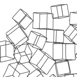 Metal Geometric 3D Square Wall Decor Black - Olivia & May 29 Metal Geometric 3D Square Wall Decor Black - Olivia & May -Home Decoration Shop GUEST 779a91c7 58de 4bcb 826c f29747b6d157