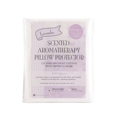 Lavender Infused Pillow Protector White - Dream Infusion 4 Lavender Infused Pillow Protector White - Dream Infusion - Image 2