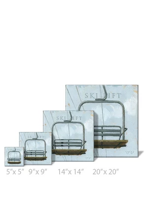 Sullivans Darren Gygi Ski Lift Canvas, Museum Quality Giclee Print, Gallery Wrapped, Handcrafted In USA 4 Sullivans Darren Gygi Ski Lift Canvas, Museum Quality Giclee Print, Gallery Wrapped, Handcrafted In USA - Image 2