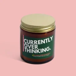 NaturalAnnie Essentials Currently Overthinking Lemongrass & Jasmine Soy Candle -Home Decoration Shop GUEST 78800aa5 0680 4570 8bfe 74954595abf1