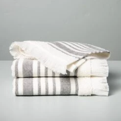 Multistripe Bath Towels Cream/Gray - Hearth & Hand™ With Magnolia -Home Decoration Shop GUEST 78ade48d d25d 4e09 b83f 227a74722f75