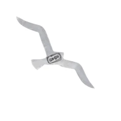 Set Of 7 Aluminum Bird Floating Flock Of Wall Decors Silver - Olivia & May