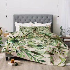 Marta Barragan Camarasa Nature In Circles Comforter & Sham Set Green - Deny Designs -Home Decoration Shop GUEST 79e42f00 7259 4237 b2d1 b61d29afb478