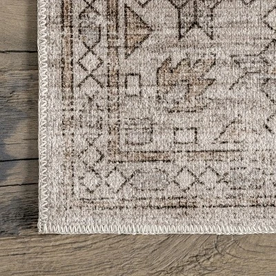 NuLOOM Amie Persian Border Machine Washable Area Rug 6 NuLOOM Amie Persian Border Machine Washable Area Rug - Image 4