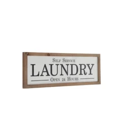 Metal Sign Laundry Wall Decor White - Olivia & May -Home Decoration Shop GUEST 7b963536 7387 46ad 9cb7 61ad33c0b175