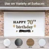 Big Dot Of Happiness Adult 70th Birthday - Gold - Peel And Stick Birthday Party Decoration - Wall Decals Backdrop -Home Decoration Shop GUEST 7bb2d86d 1e1a 4913 9097 962c199dcac4