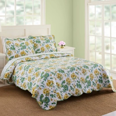 3pc English Meadow Quilt Set - Madcap Cottage For Makers Collective 3 3pc English Meadow Quilt Set - Madcap Cottage For Makers Collective