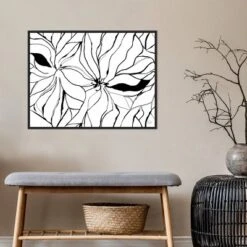 30" X 22" Sernea By Ritikia Gandhi Framed Canvas Wall Art Black - Amanti Art -Home Decoration Shop GUEST 7ddb5d61 c619 42e5 a6ad 424b6fcdaeca