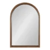 20" X 30" Hutton Wood Framed Arch Decorative Wall Mirror Rustic Brown - Kate & Laurel All Things Decor -Home Decoration Shop GUEST 7e43a024 8716 4a53 9fea bd3a802205a2