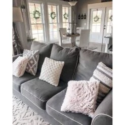 20"x20" Oversize Adelyn Family-Friendly Square Throw Pillow Cover - Lush Décor 17 20"x20" Oversize Adelyn Family-Friendly Square Throw Pillow Cover - Lush Décor -Home Decoration Shop GUEST 7e53a3c7 6dda 46f3 a698 ac3b43d30421