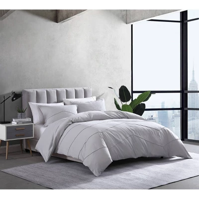 Chloe Solid Duvet Cover Set - City Scene 4 Chloe Solid Duvet Cover Set - City Scene - Image 2
