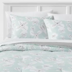Floral Print Microfiber Reversible Comforter & Sheet Set Mint Green - Room Essentials™ -Home Decoration Shop GUEST 7ee2c25d de84 41cd aefc 85519c817fa3